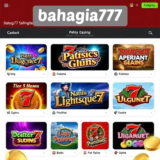 Menelusuri Ragam Permainan yang Tersedia di Bahagia777